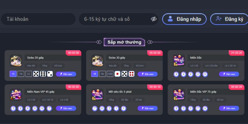 Đăng nhập nhà cái để khám phá kho game khổng lồ